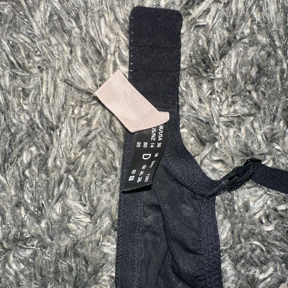 Panache Black Lace Bra 36D - Picture 4 of 5